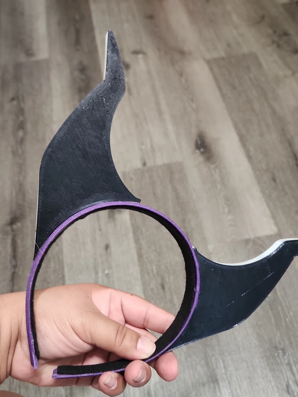 Halloween Horned Headband Handcrafted